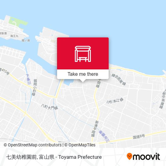 七美幼稚園前 map