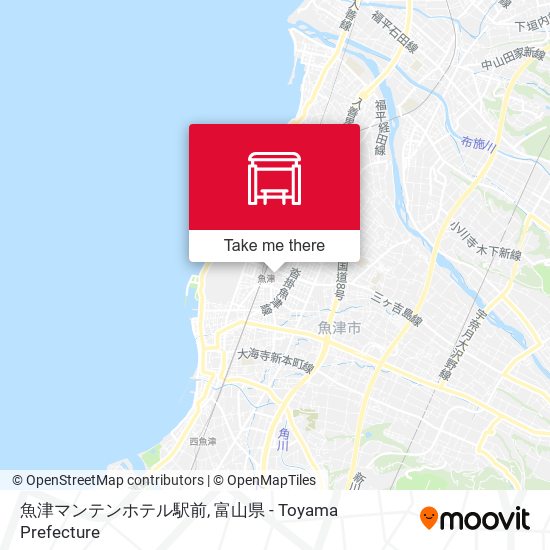 魚津マンテンホテル駅前 map