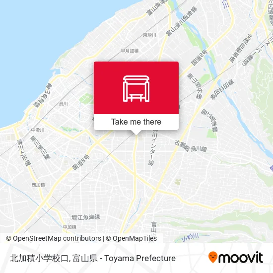 北加積小学校口 map