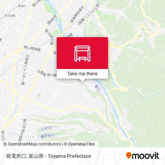 発電所口 map