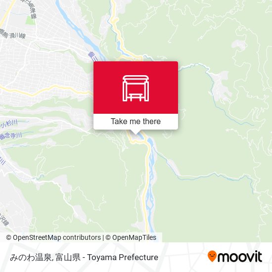 みのわ温泉 map