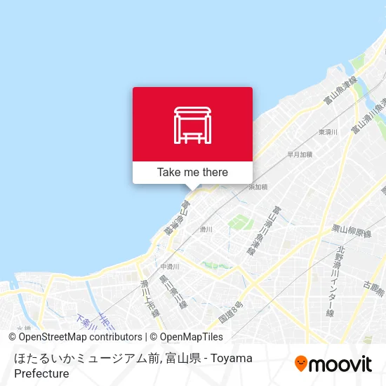 ほたるいかミュージアム前 map