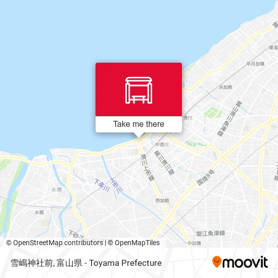 雪嶋神社前 map