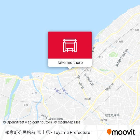 領家町公民館前 map
