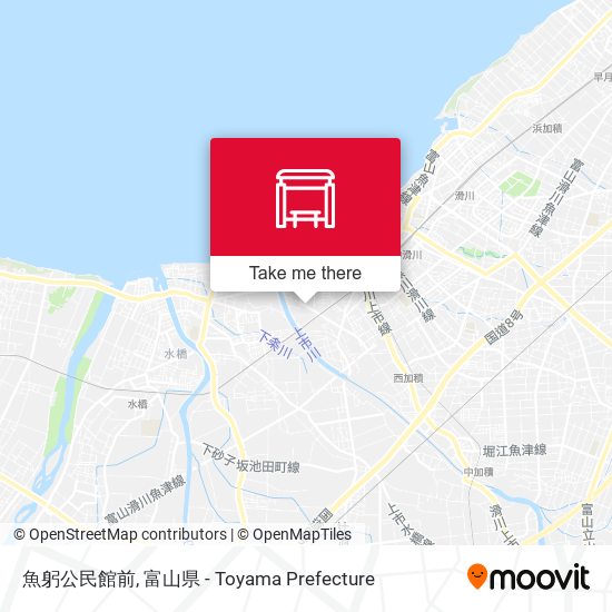 魚躬公民館前 map