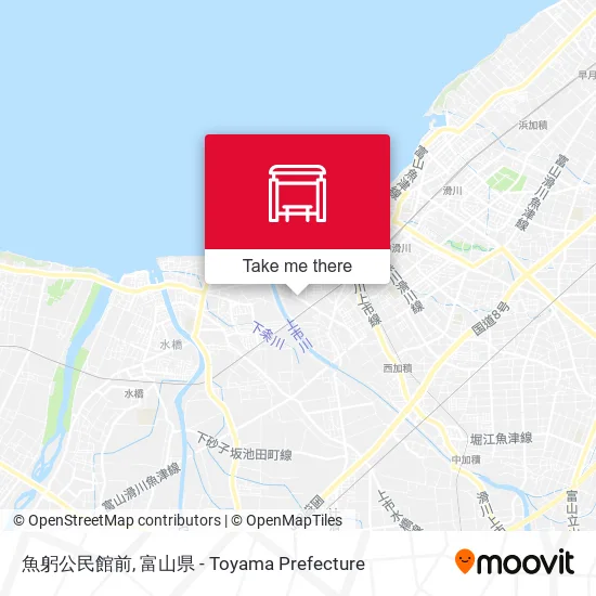 魚躬公民館前 map
