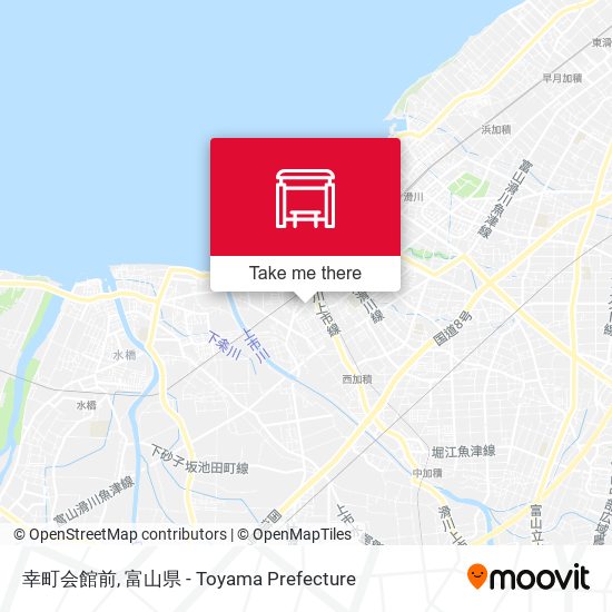 幸町会館前 map