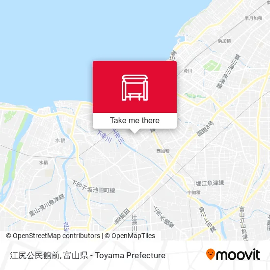 江尻公民館前 map