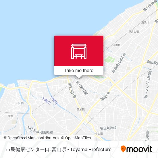 市民健康センター口 map