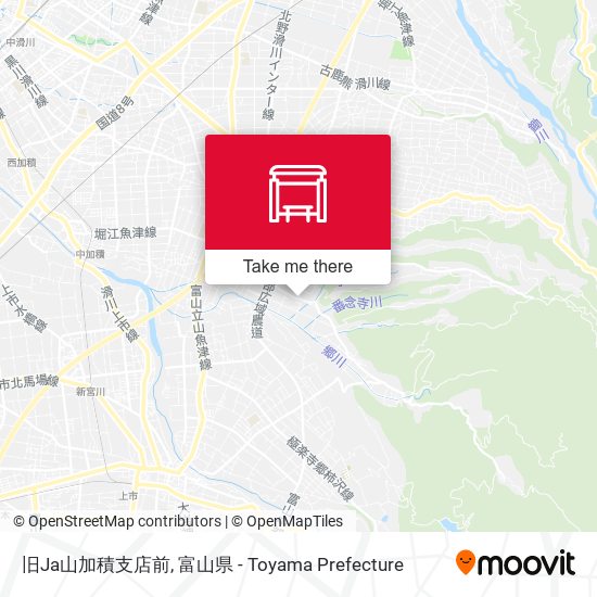 旧Ja山加積支店前 map