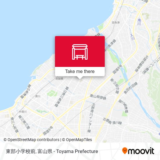 東部小学校前 map