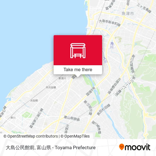 大島公民館前 map