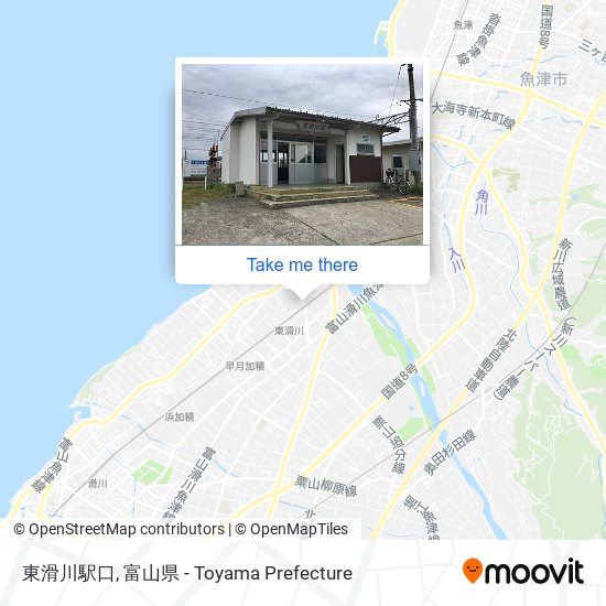 東滑川駅口 map