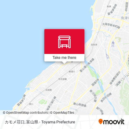 カモメ荘口 map