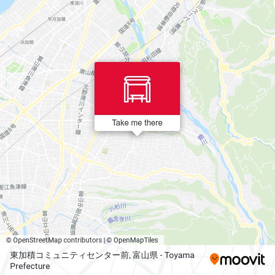 東加積コミュニティセンター前 map