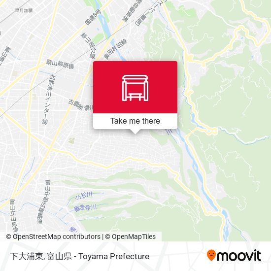 下大浦東 map