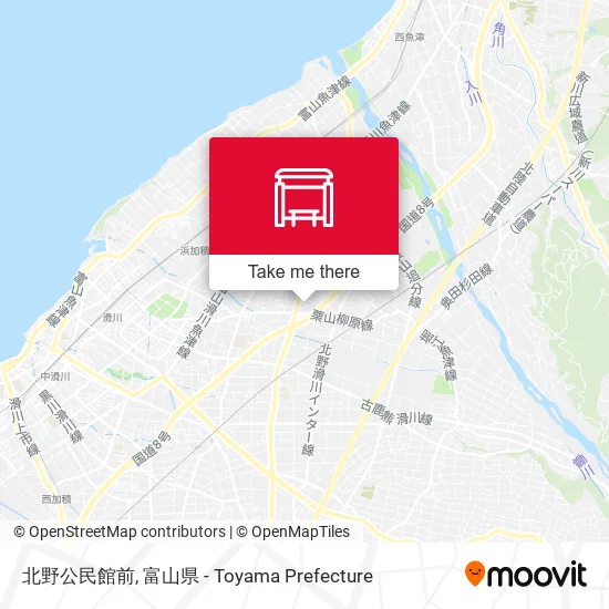 北野公民館前 map