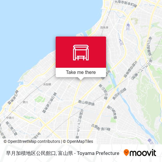 早月加積地区公民館口 map