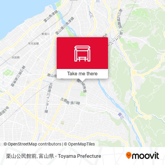 栗山公民館前 map