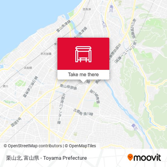 栗山北 map