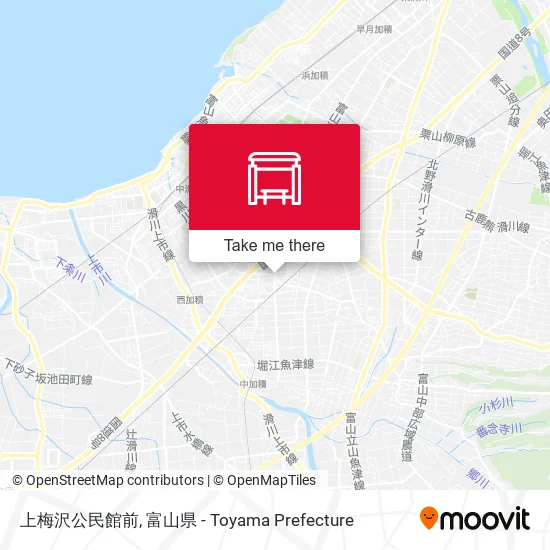 上梅沢公民館前 map