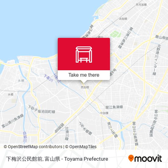 下梅沢公民館前 map