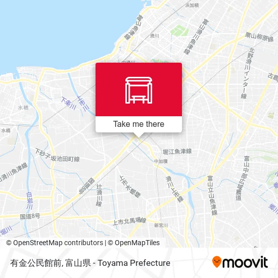 有金公民館前 map