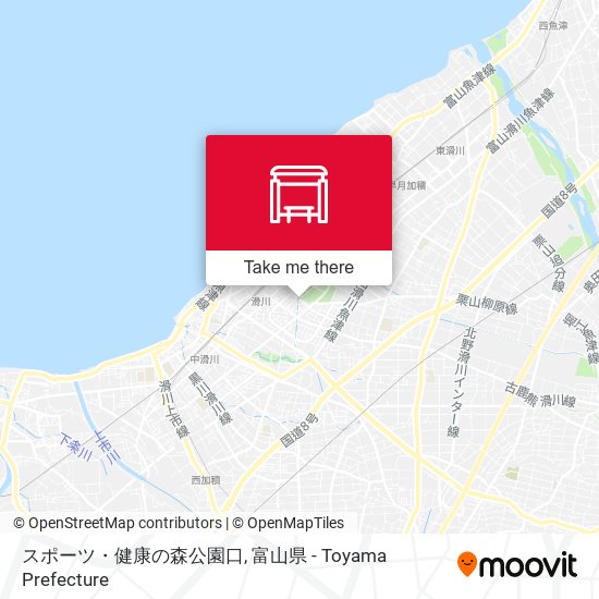スポーツ・健康の森公園口 map