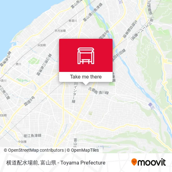 横道配水場前 map