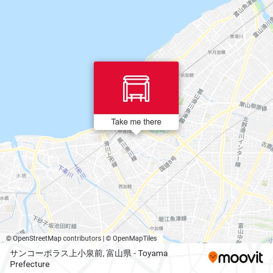 サンコーポラス上小泉前 map