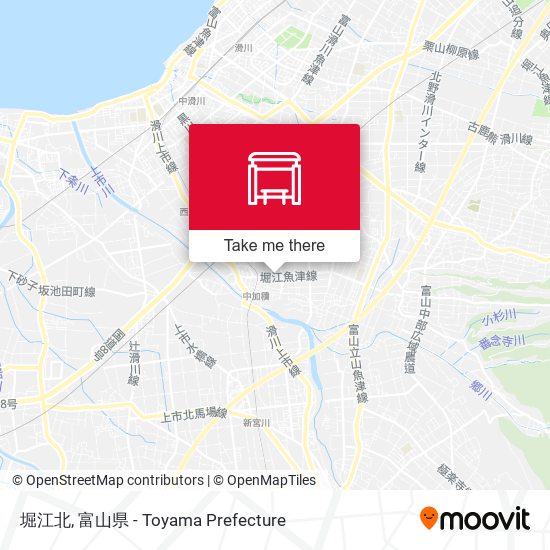 堀江北 map