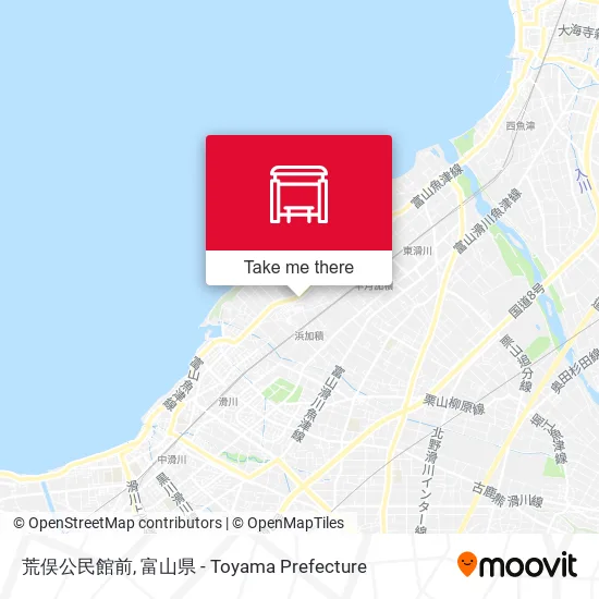 荒俣公民館前 map