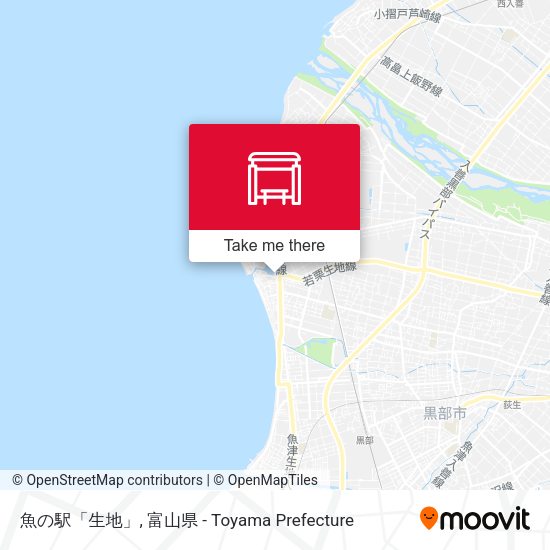 魚の駅「生地」 map