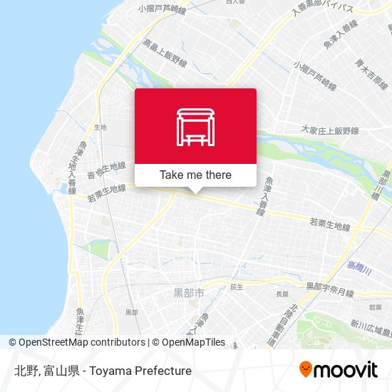 北野 map