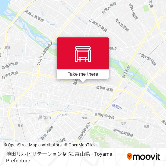池田リハビリテーション病院 map