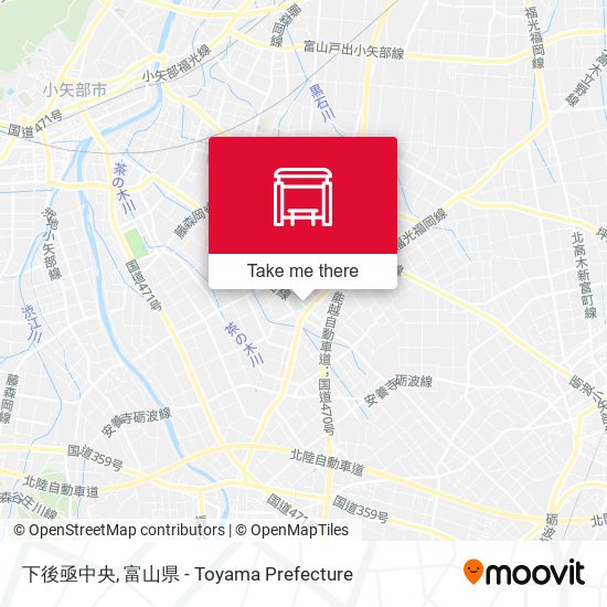 下後亟中央 map