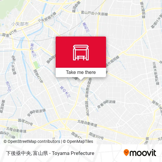 下後亟中央 map