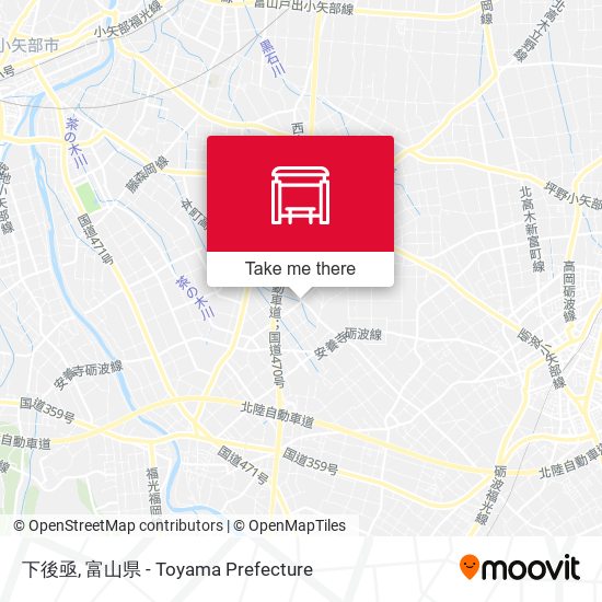 下後亟 map
