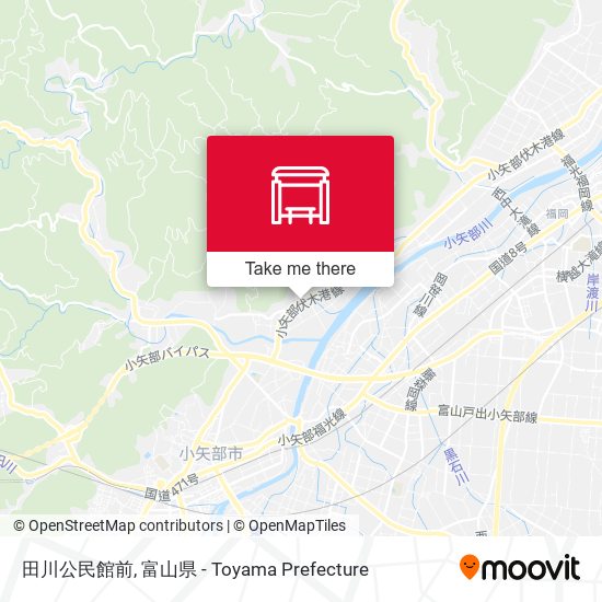 田川公民館前 map