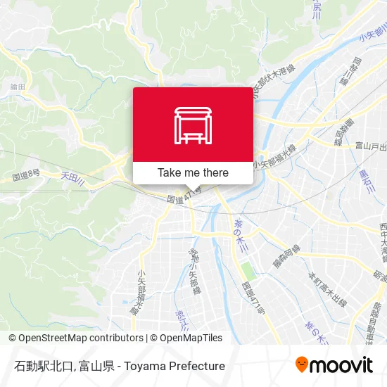 石動駅北口 map