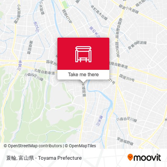 蓑輪 map