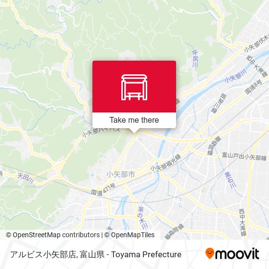 アルビス小矢部店 map