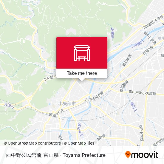 西中野公民館前 map