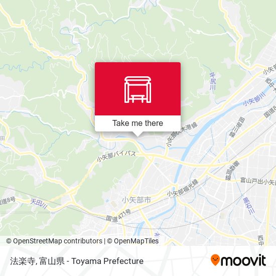 法楽寺 map