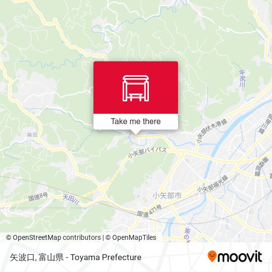 矢波口 map
