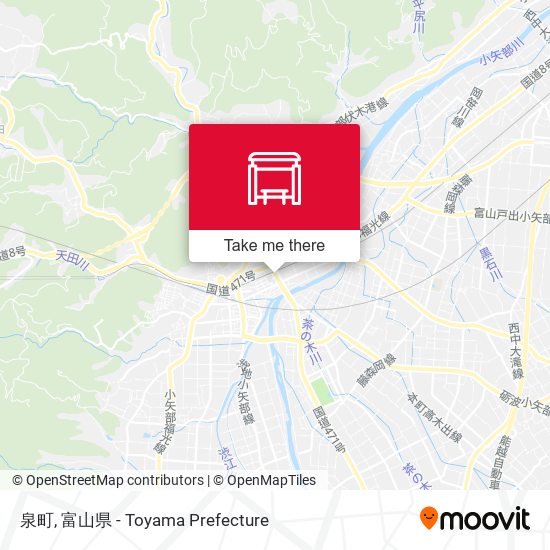 泉町 map