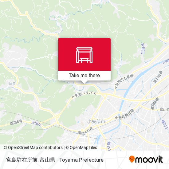 宮島駐在所前 map