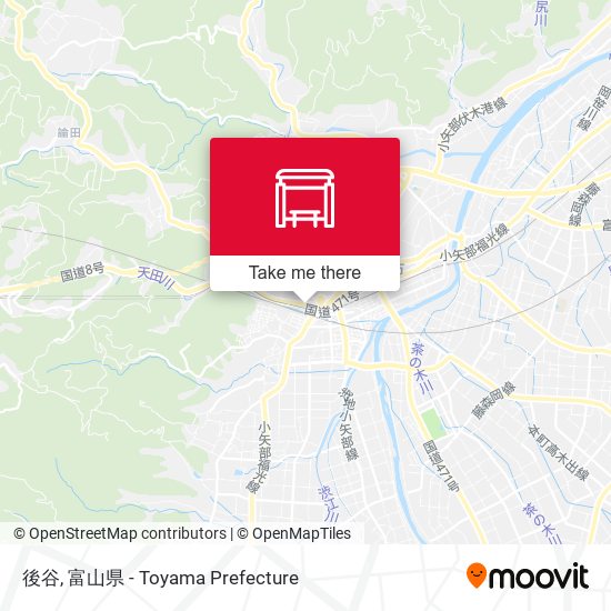 後谷 map