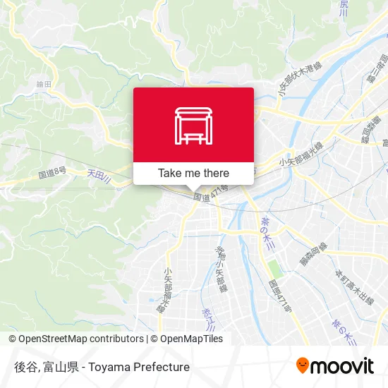 後谷 map