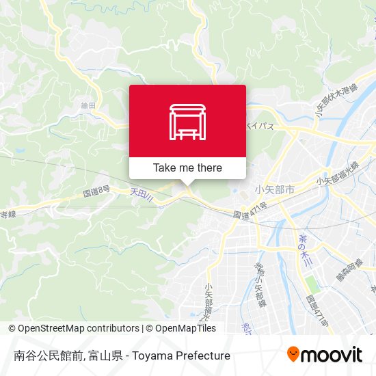 南谷公民館前 map